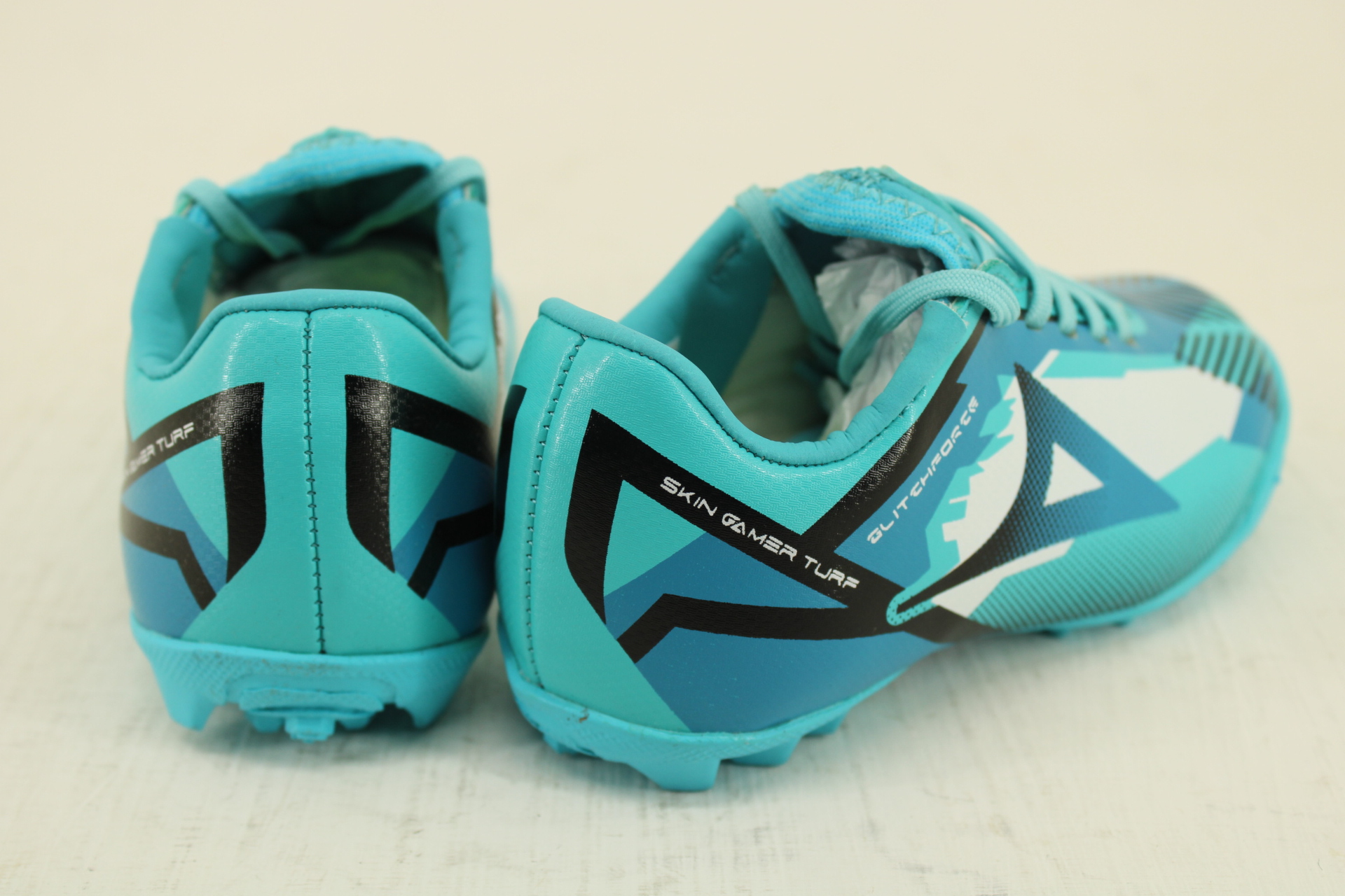 Tenis Pirma Brasil Turf Fútbol Rápido para Niños Estilo 3059 Color Azúl Envío Gratis - Imagen 4