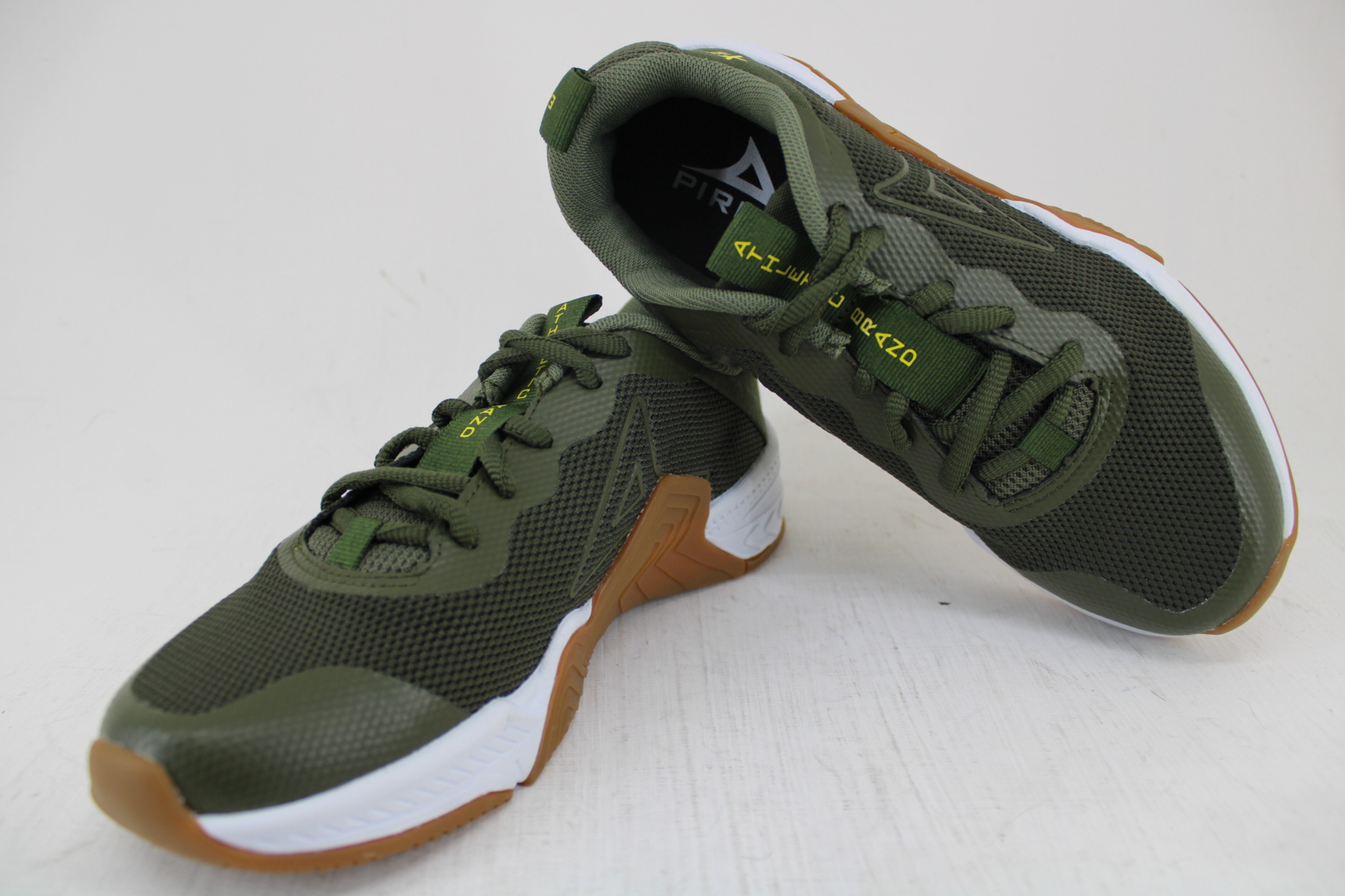 Tenis Pirma Brasil Cross-Trainning juvenil Estilo 1313 Olivo Envío Gratis - Imagen 3