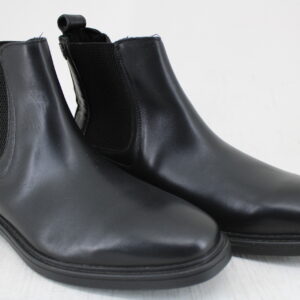 Botín Quirelli casuales para hombre acabado liso estilo 705002 negro Envío Gratis