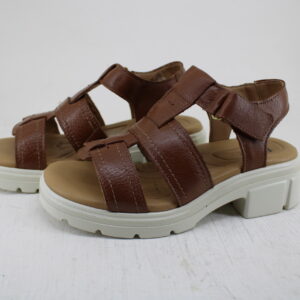 Sandalia Casual Chunky Flexi para Mujer Estilo 133806 Tan Envío Gratis