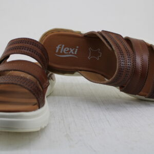 Sandalia de Confort para Mujer Estilo 129404 Tan (café) Envío Gratis