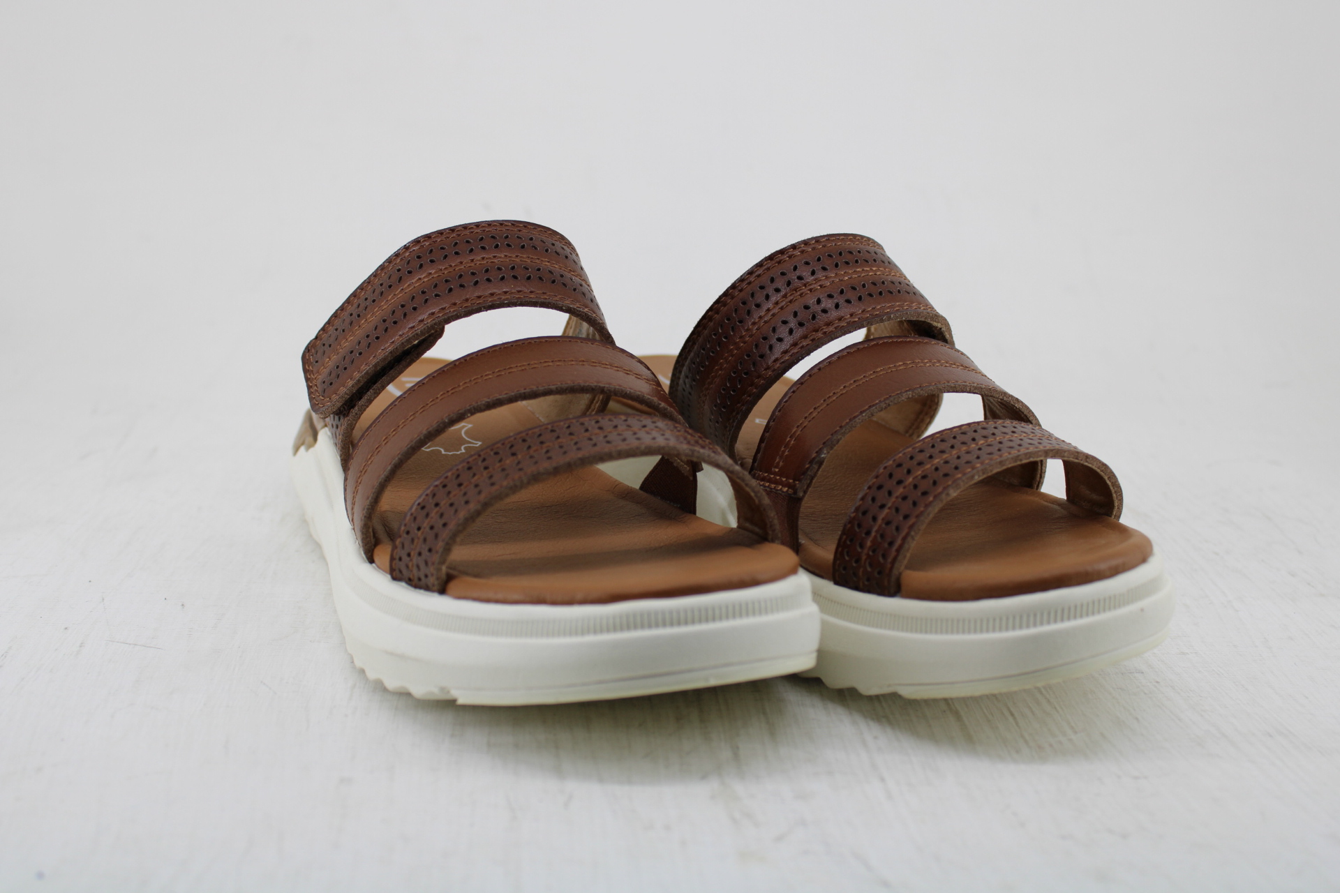 Sandalia de Confort para Mujer Estilo 129404 Tan (café) Envío Gratis - Imagen 3