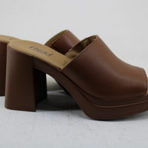 Sandalia de Tacón Flexi para Mujer Estilo 127601 color Tan Envío Gratis