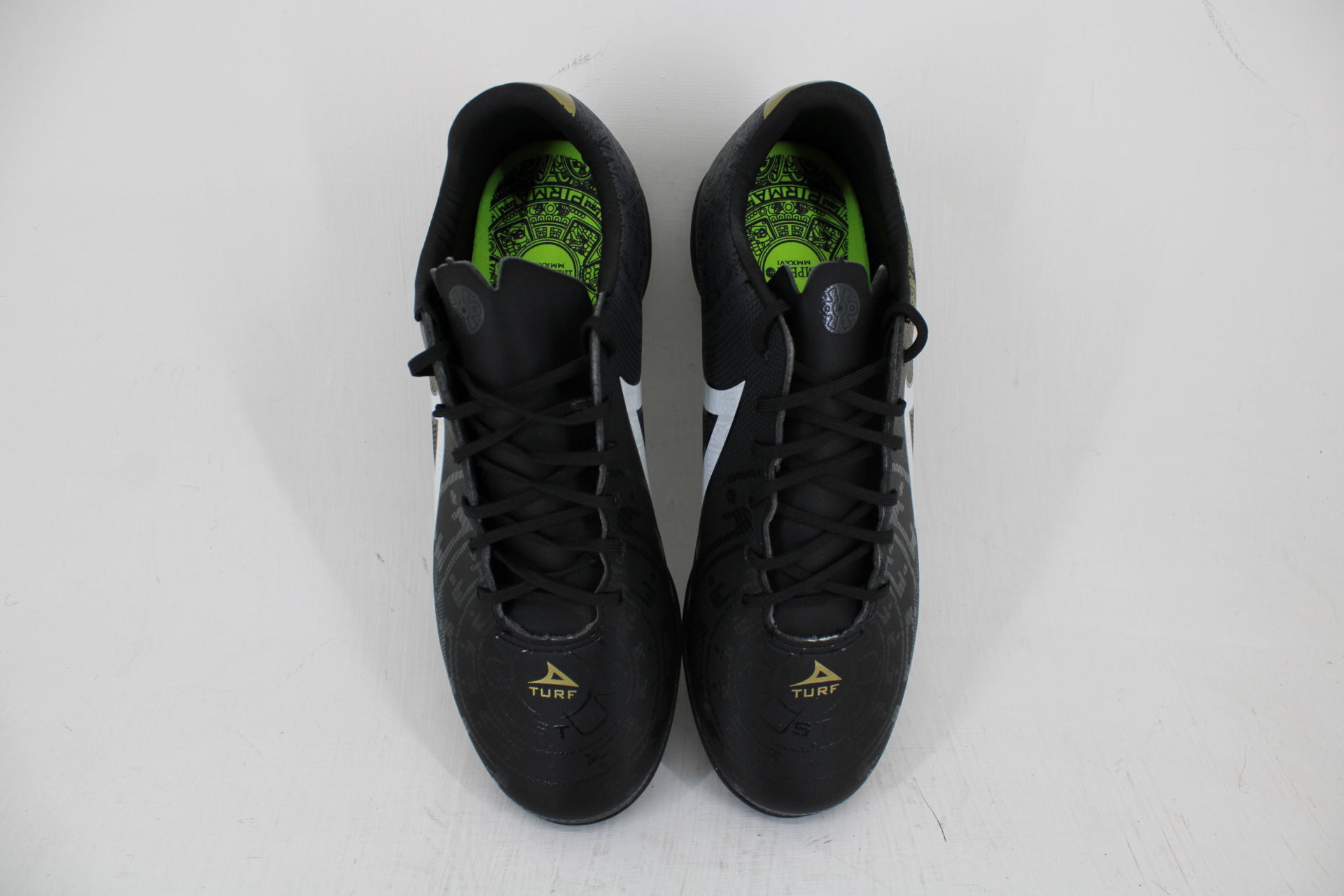 Tenis Pirma Fútbol Rápido Multitaco Imperio Azteca 3067 Negro-oro Envío Gratis - Imagen 5