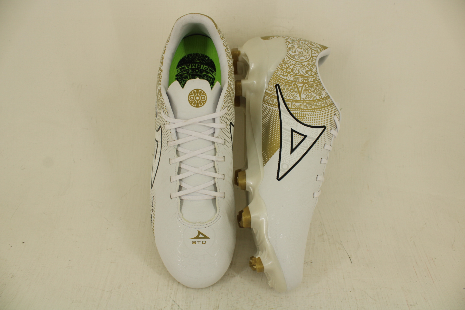 Tenis Pirma Futbol JR Soccer 3066 Blanco Dorado Edición Mundial 25 al 30 Envío Gratis - Imagen 6