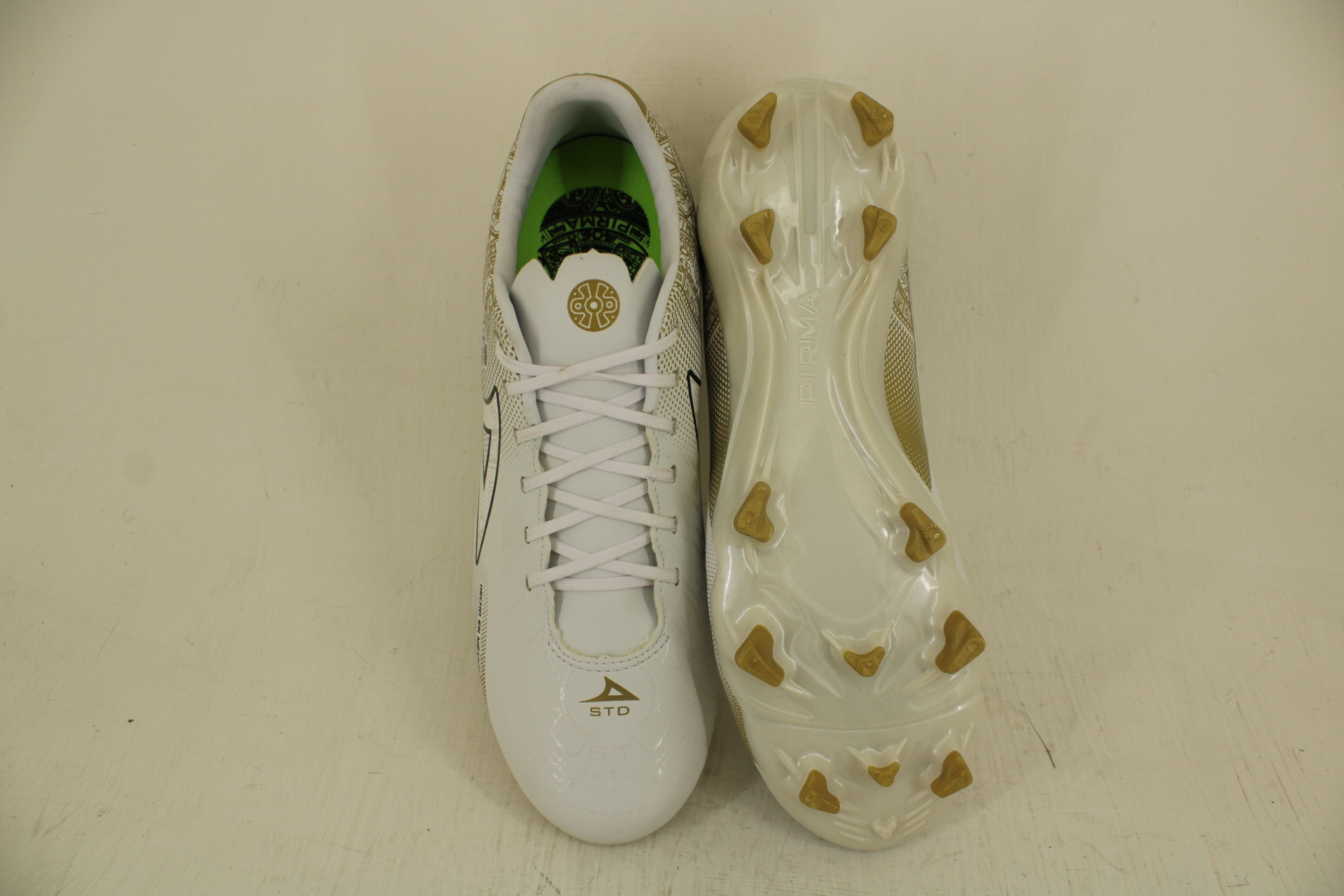 Tenis Pirma Futbol JR Soccer 3066 Blanco Dorado Edición Mundial 25 al 30 Envío Gratis - Imagen 4