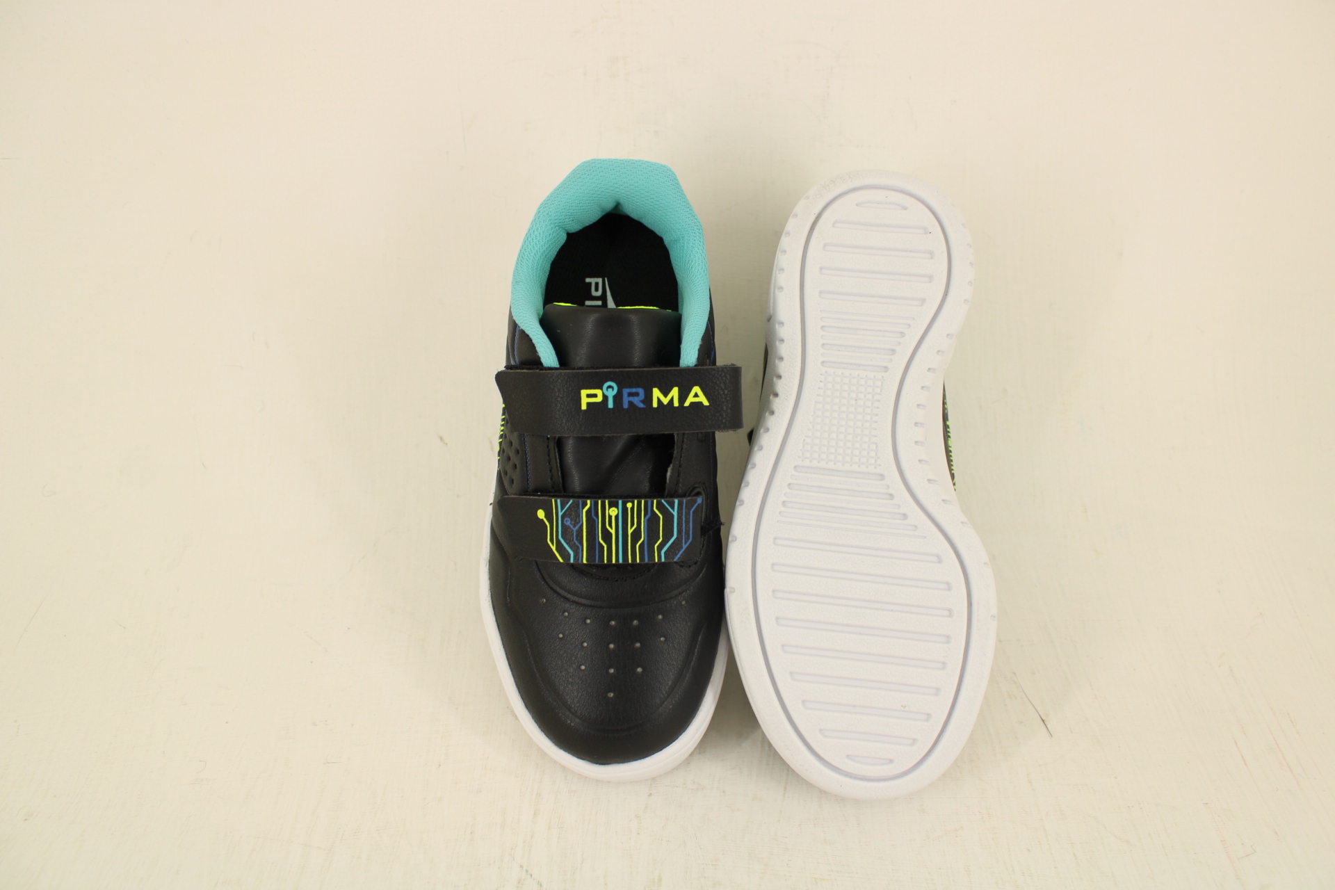 Tenis Pirma Sneakers Flower 5534 del 18 al 21.5 Negro Blanco Envío Gratis - Imagen 2