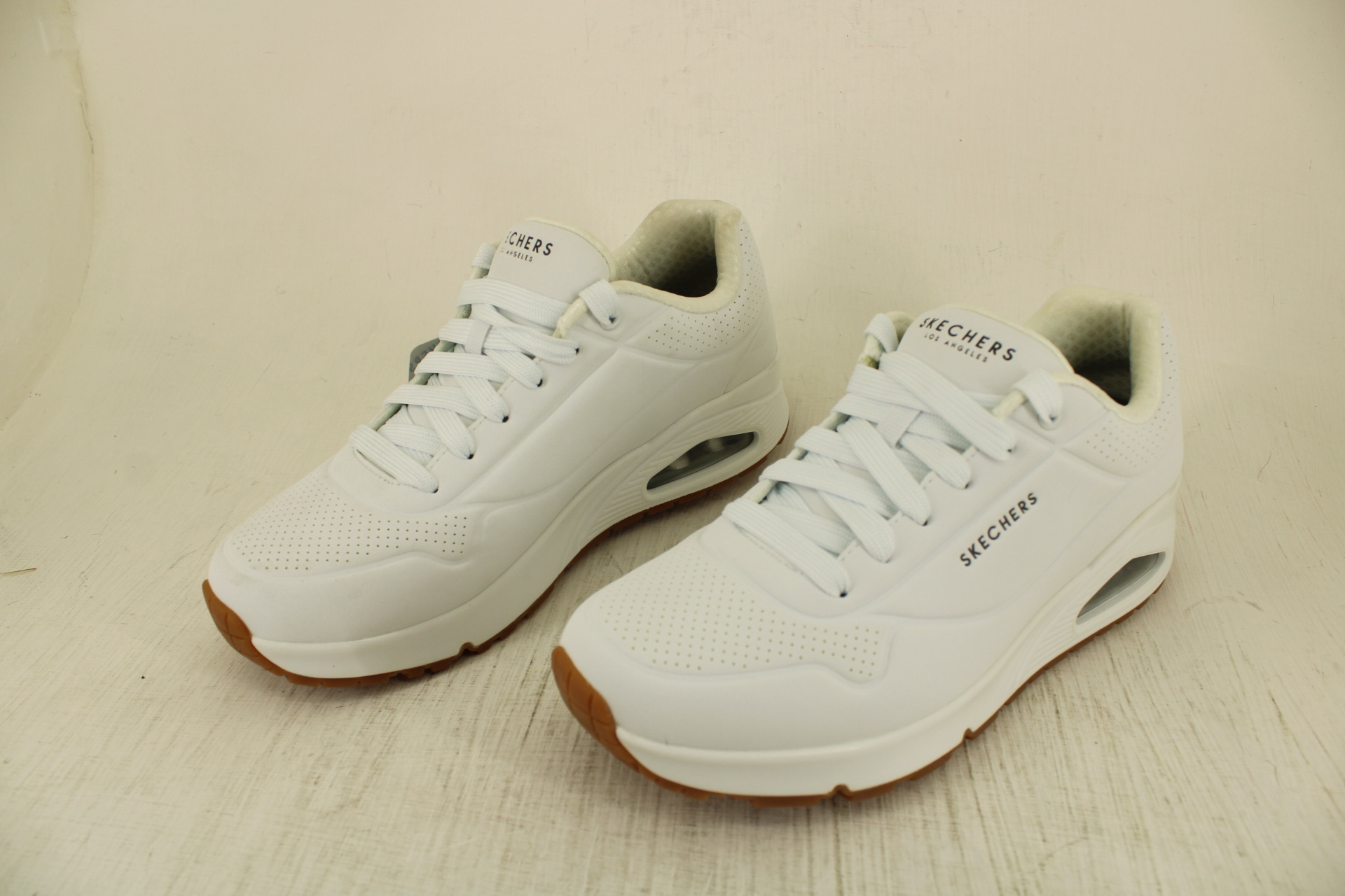Tenis Skechers Los Angeles Street Uno 52458WHT Blanco del 25 al 30 Envío Gratis