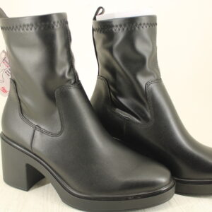 Flexi Botin de Vestir Mujer En Piel Tacon 7 cm Tubo 16cm Color Negro E9 Estilo 130302 del 22 al 26 Envío Gratis
