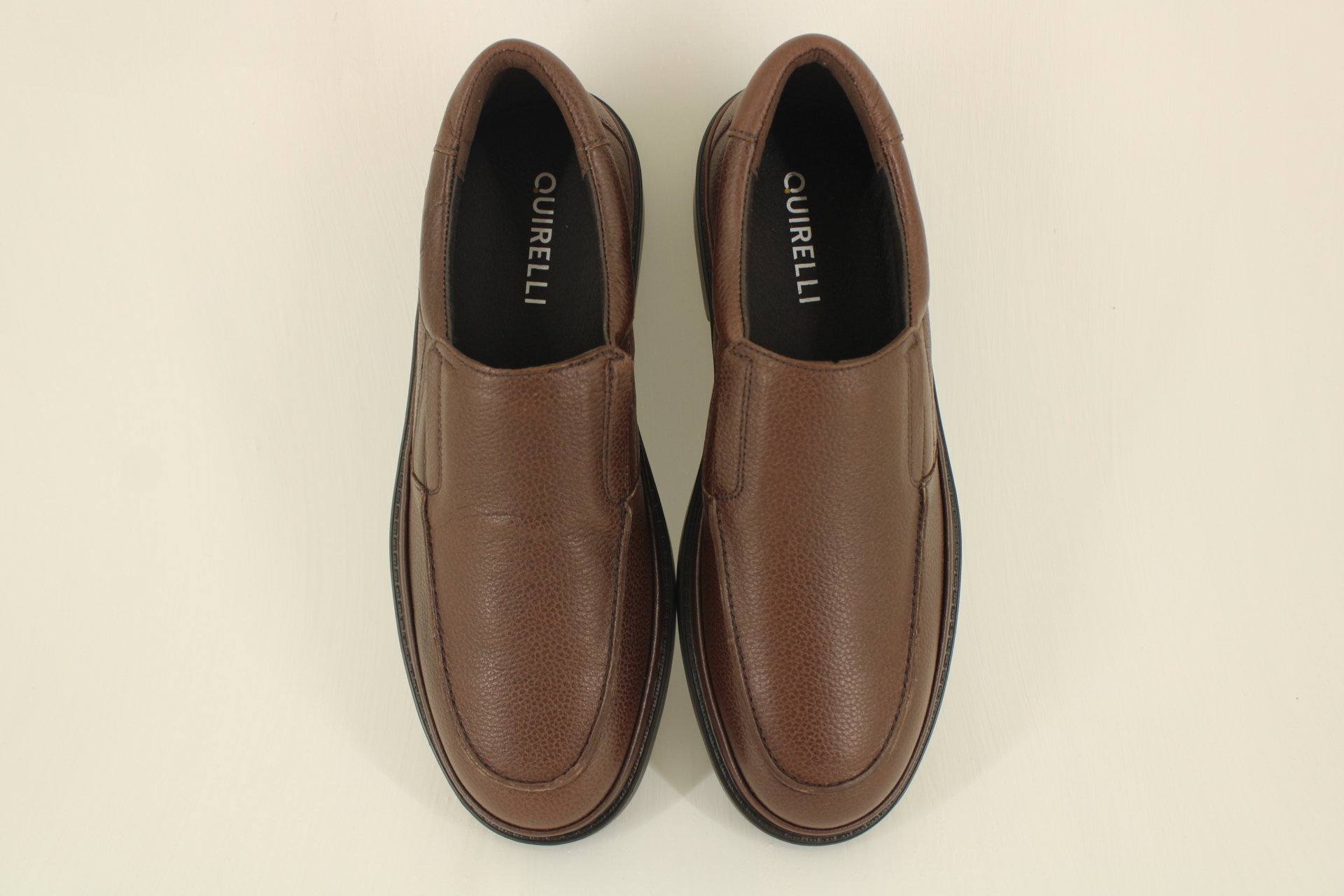 Calzado Dress Casual Quirelli para Hombre Estilo 707404 Café del 25 al 30 Envío Gratis - Imagen 2