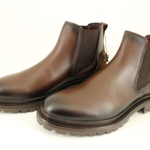 Bota Chelsea Café Hombre Mariscal 8351 Piel Resorte Casual del 25 al 30 Envío Gratis