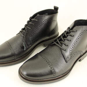 Bota Chelsea Negro Hombre Mariscal 7616 Piel Agujetas Casual del 25 al 30 Envío Gratis
