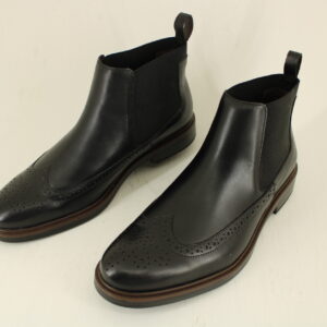 Botín Chelsea Flexi para Hombre Estilo 400118 Negro del 25 al 30 Envío Gratis